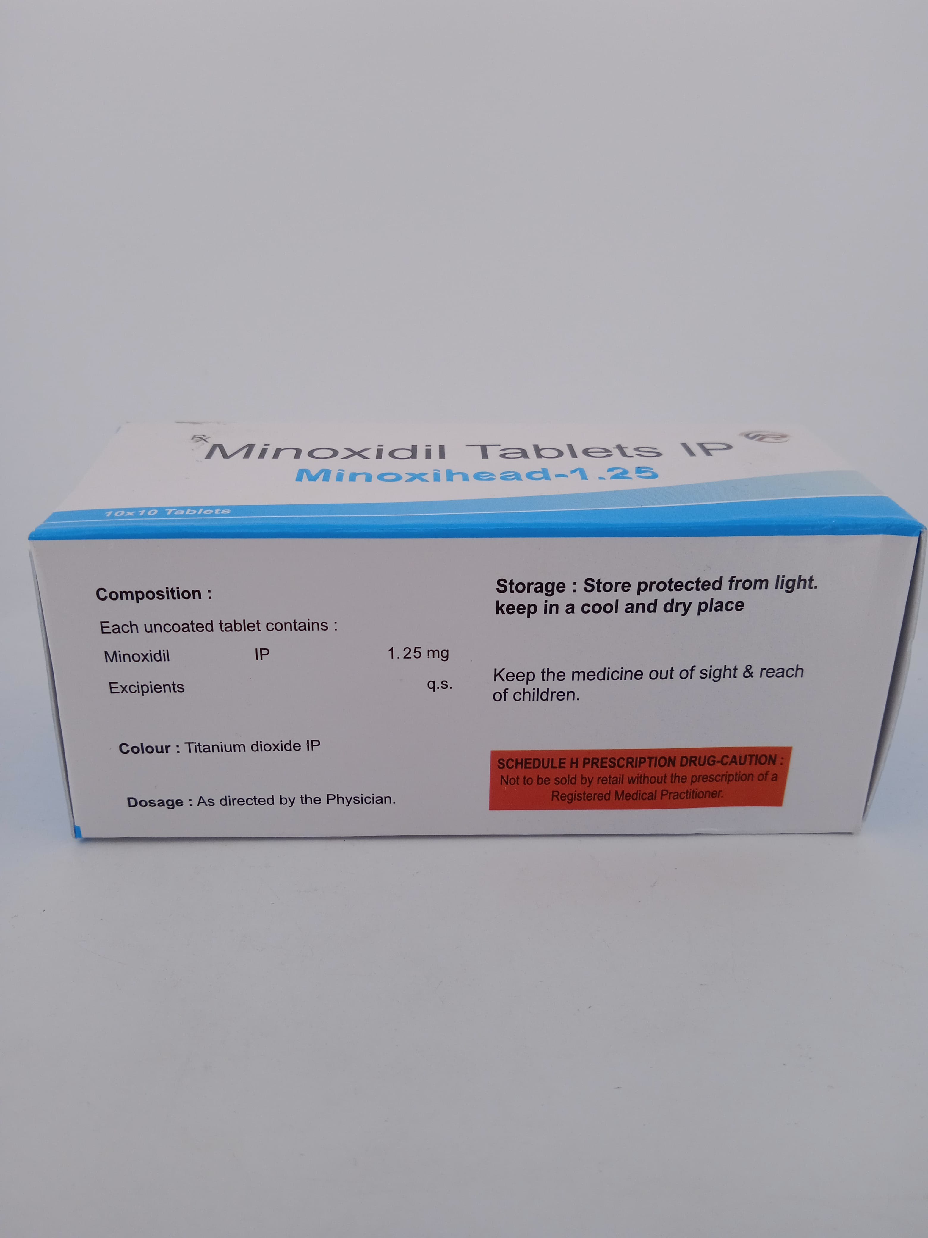 MINOXIHEAD - 1.25 MG TABLET