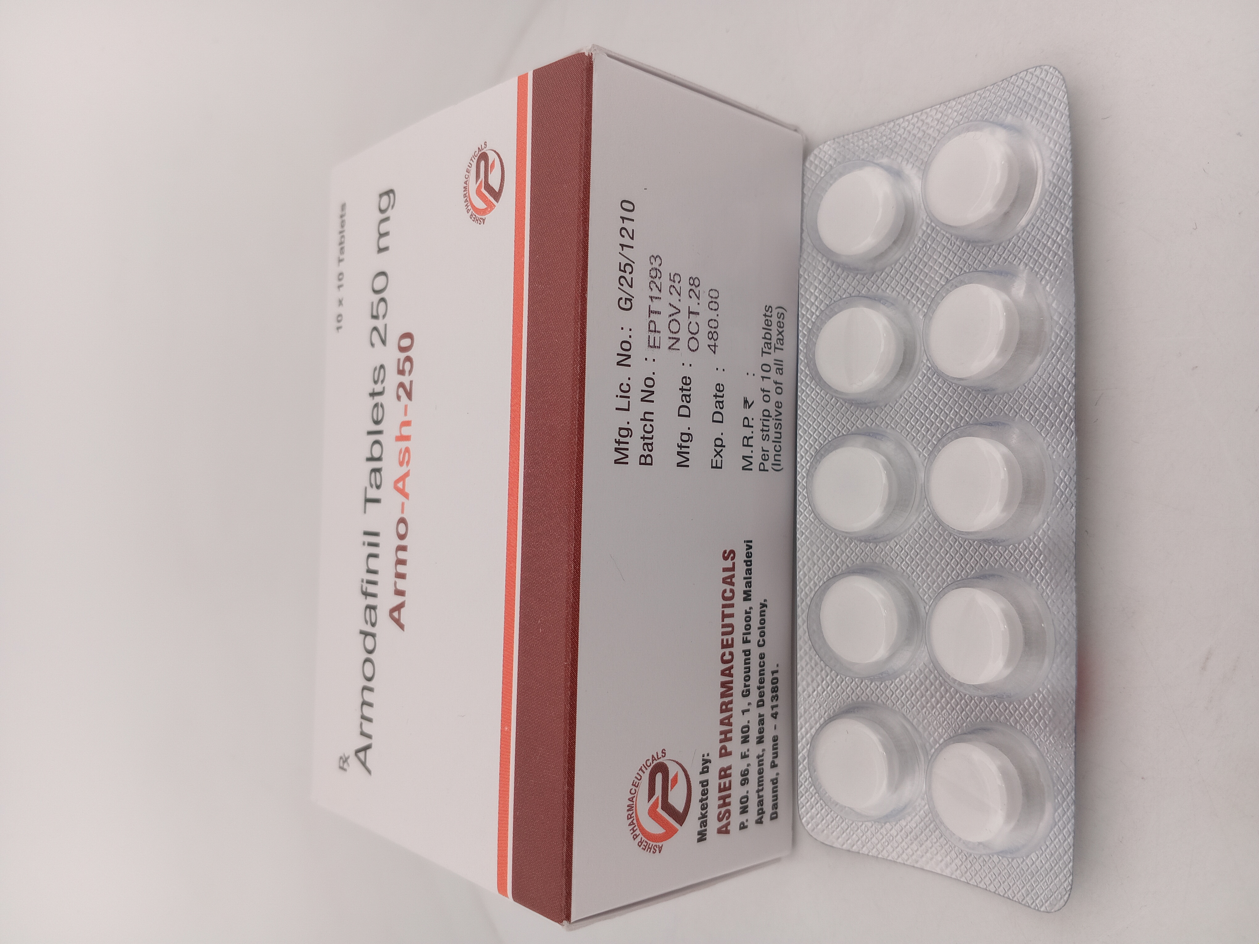 ARMO-ASH 250 MG. TABLET