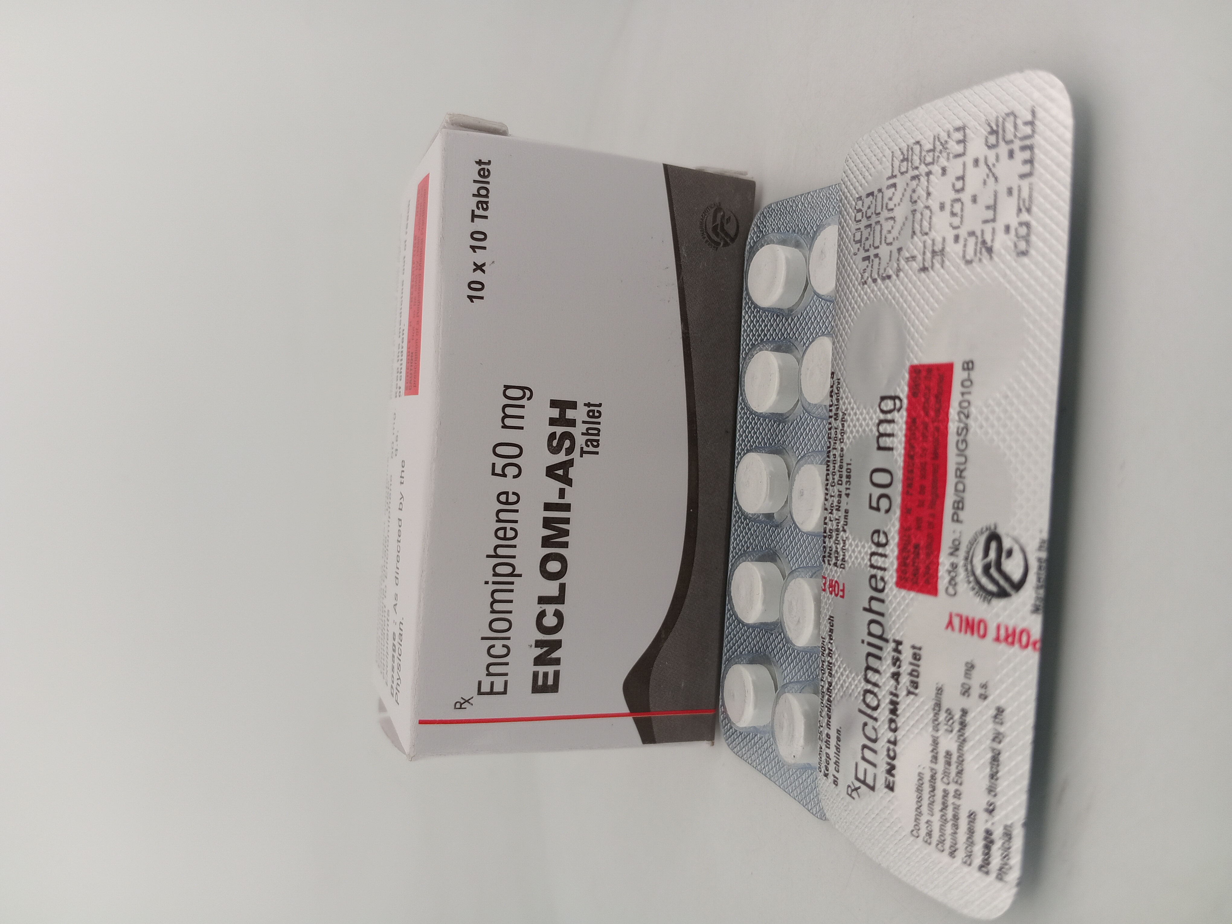 ENCLOMI-ASH 50 MG TABLET