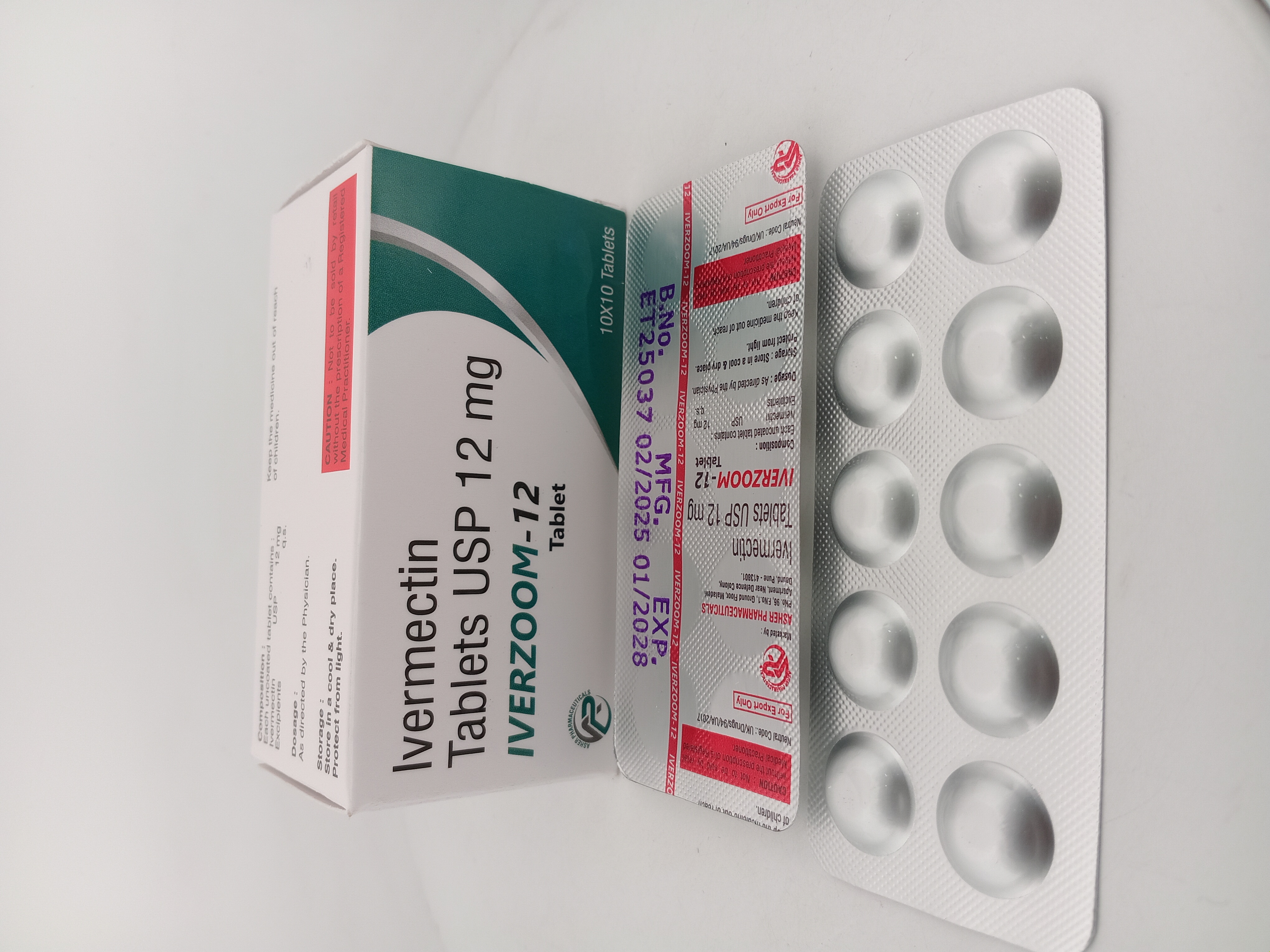 IVERZOOM - 12 MG TABLET