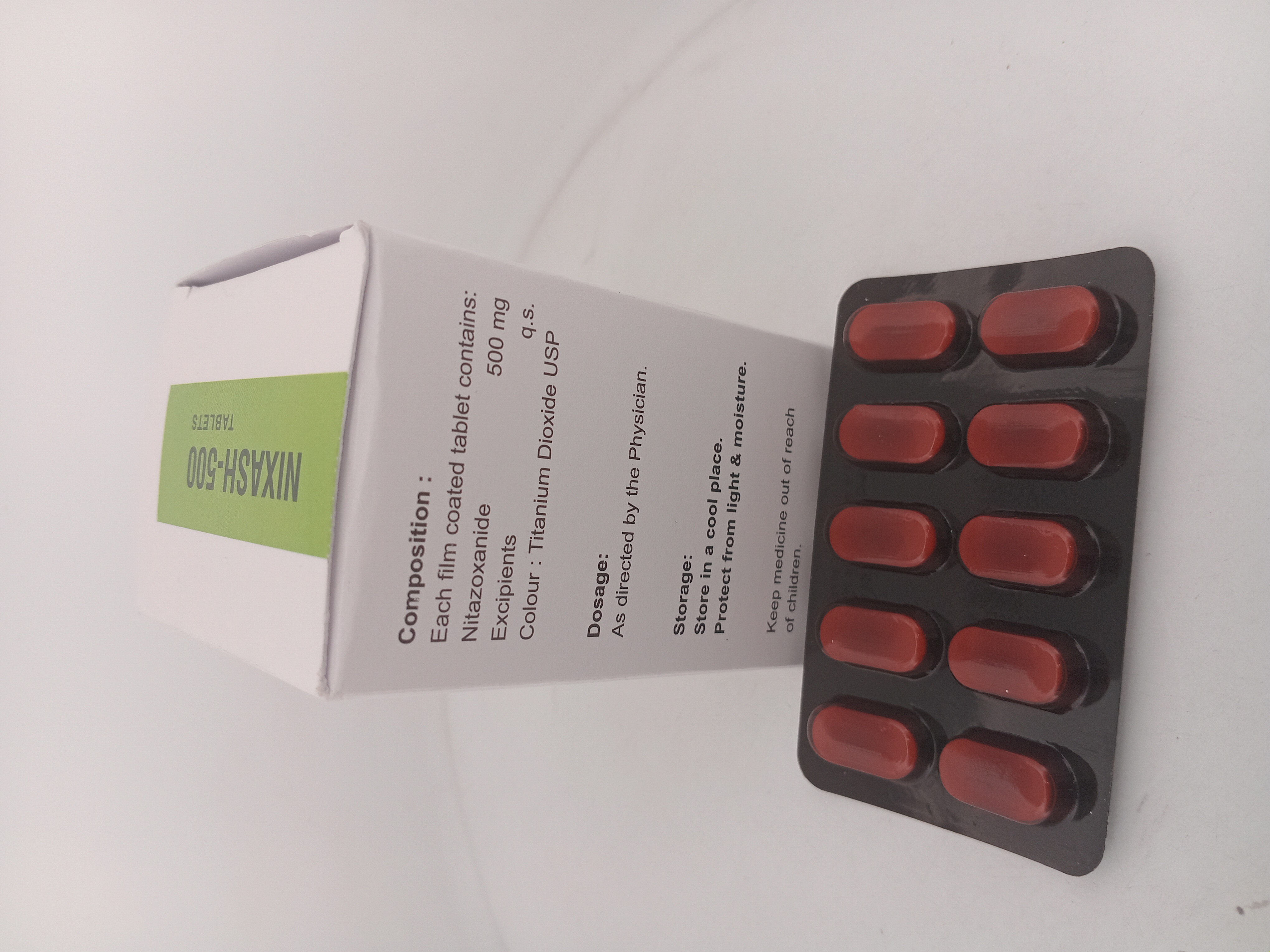 NIXASH - 500 MG. TABLET