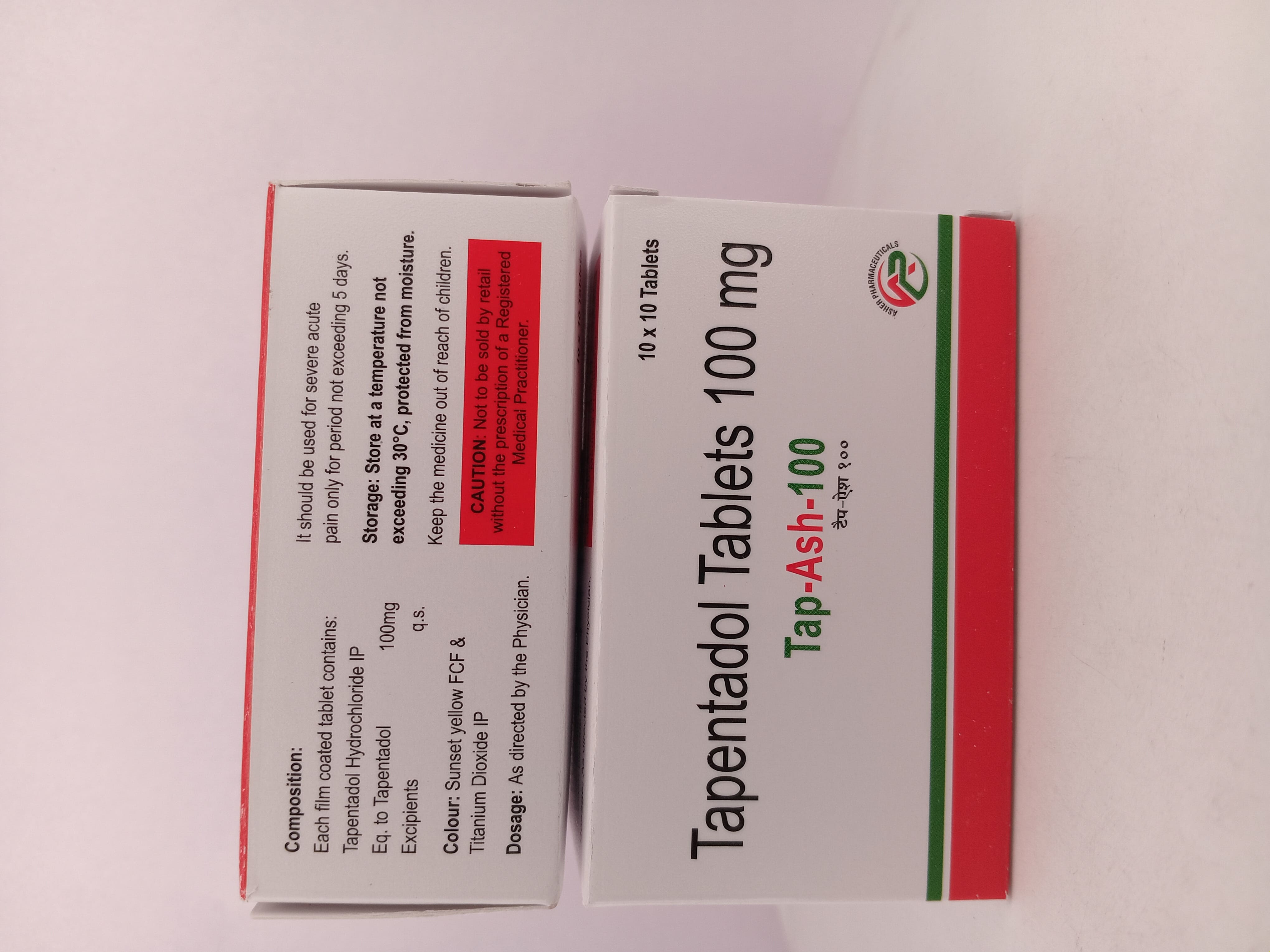 TAP -ASH -100 MG TABLET