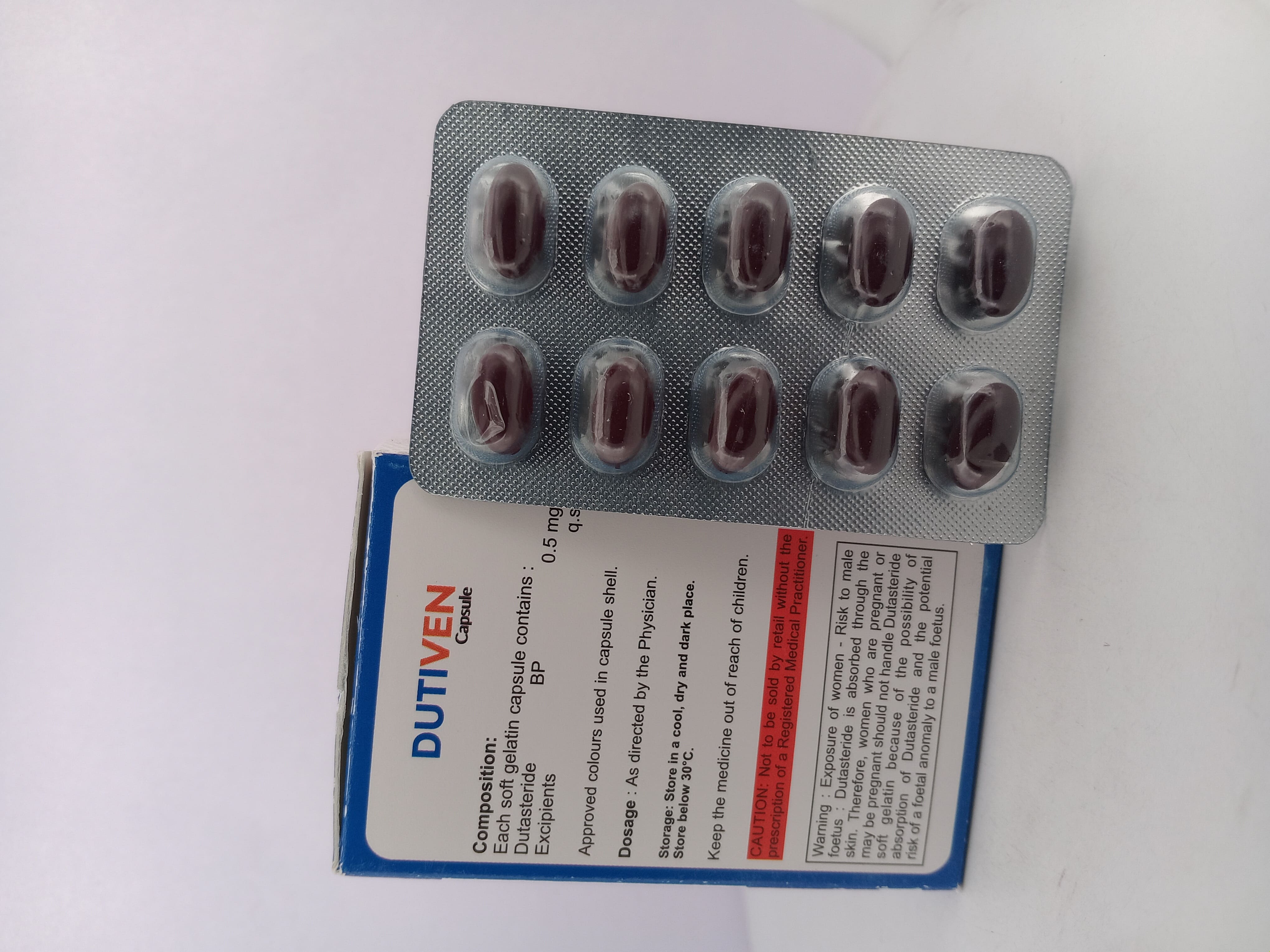 DUTIVEN - 0.5 MG CAPSULE