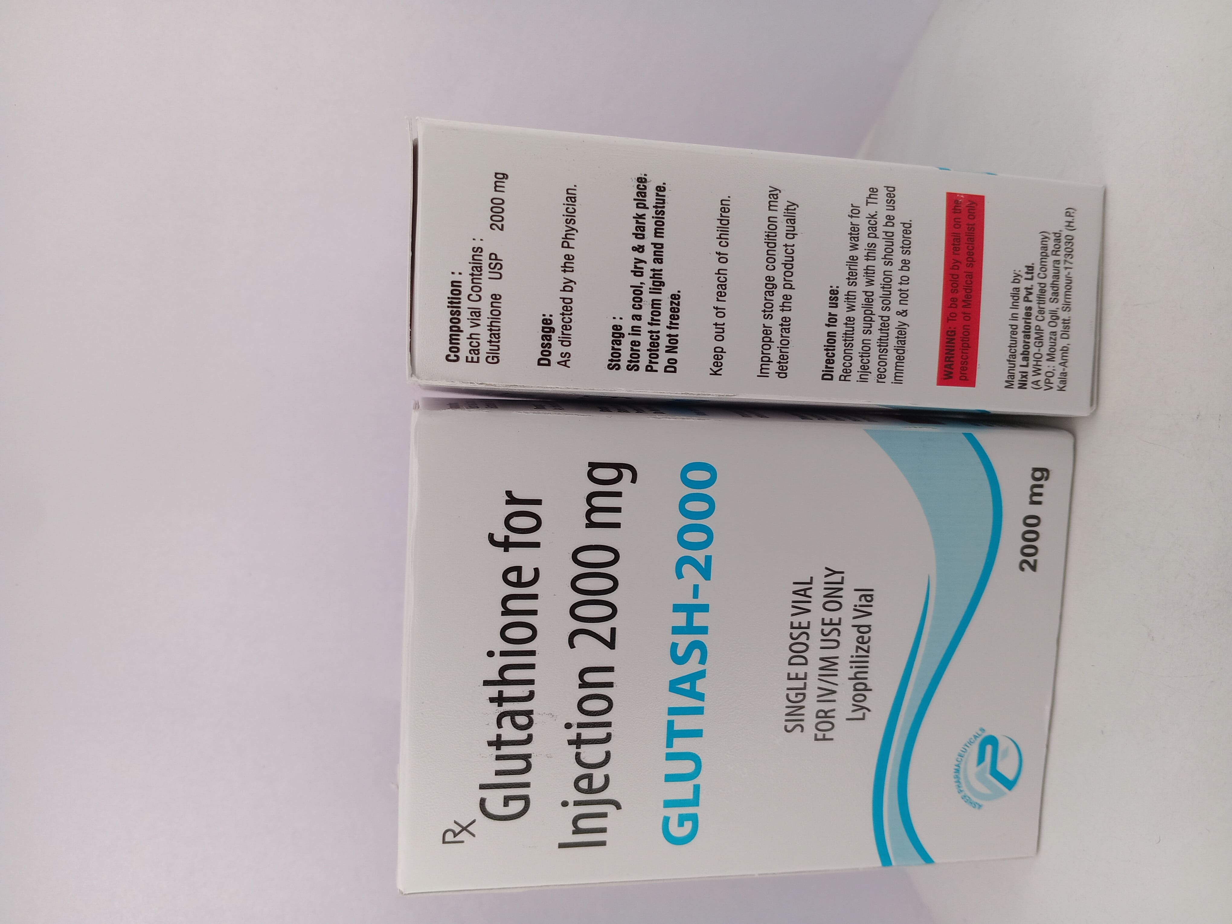 GLUTIASH -2000 MG INJECTION