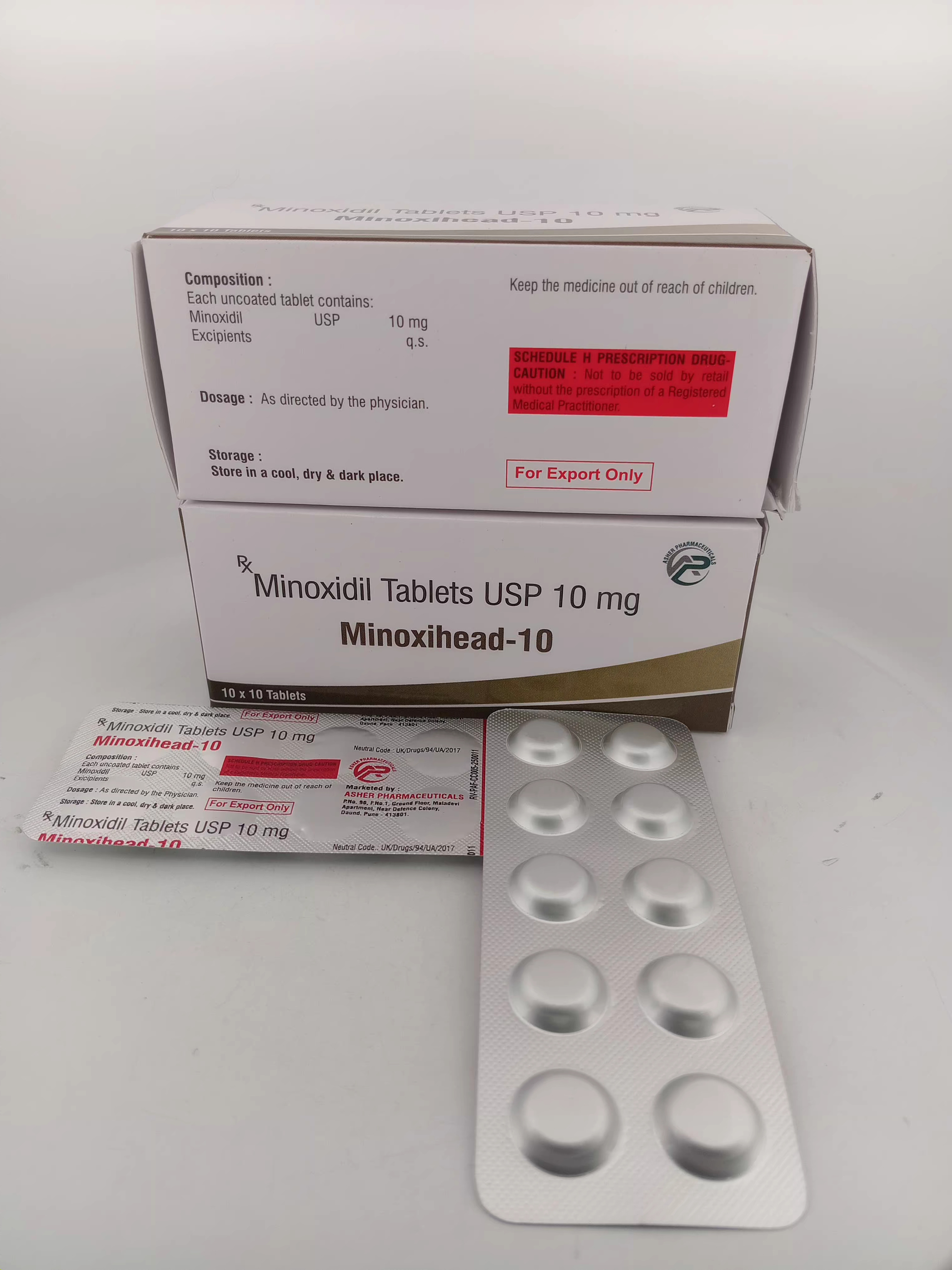 MINOXIHEAD - 10 MG TABLET