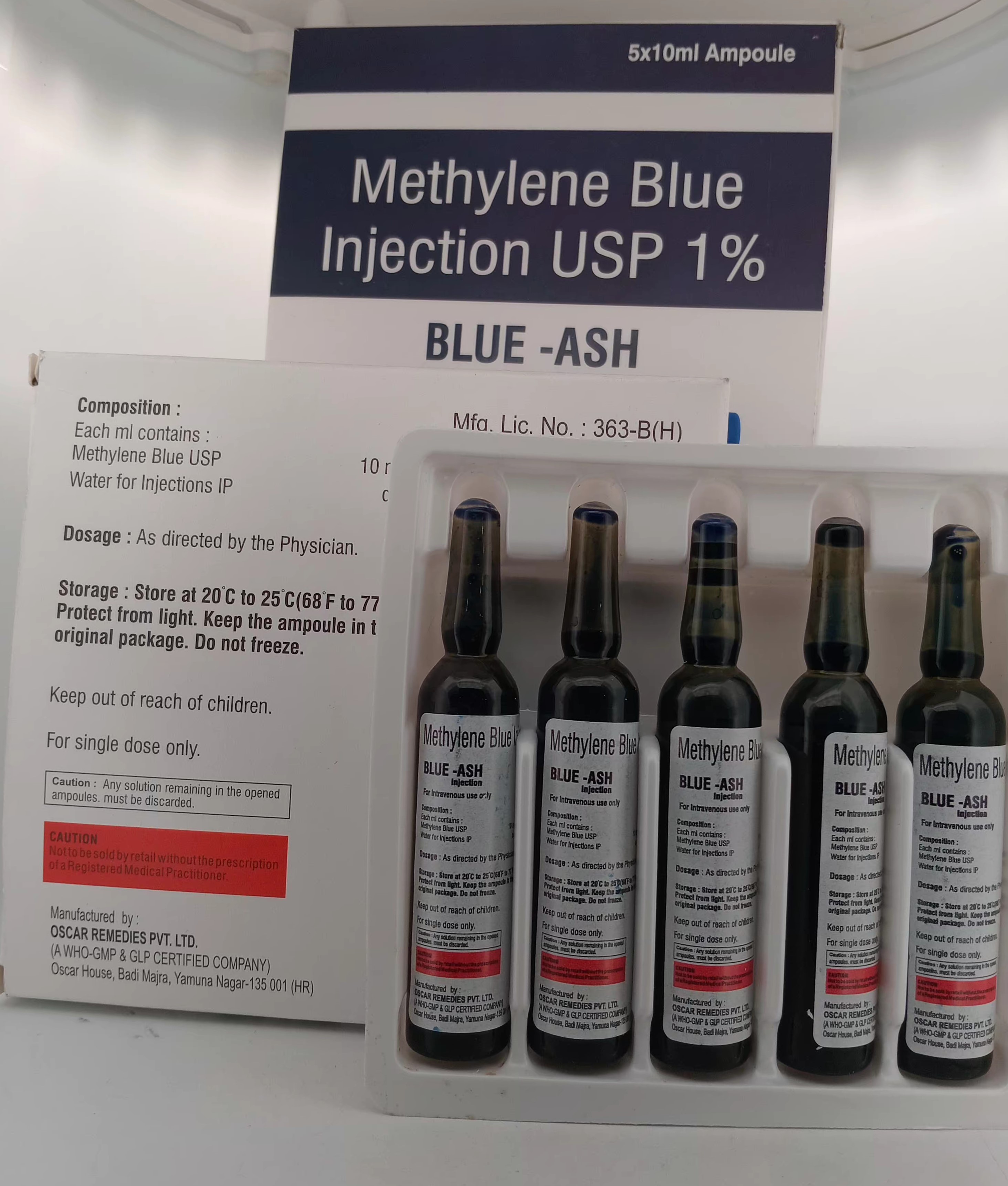 BLUE-ASH (METHYLENE BLUE) INJECTION