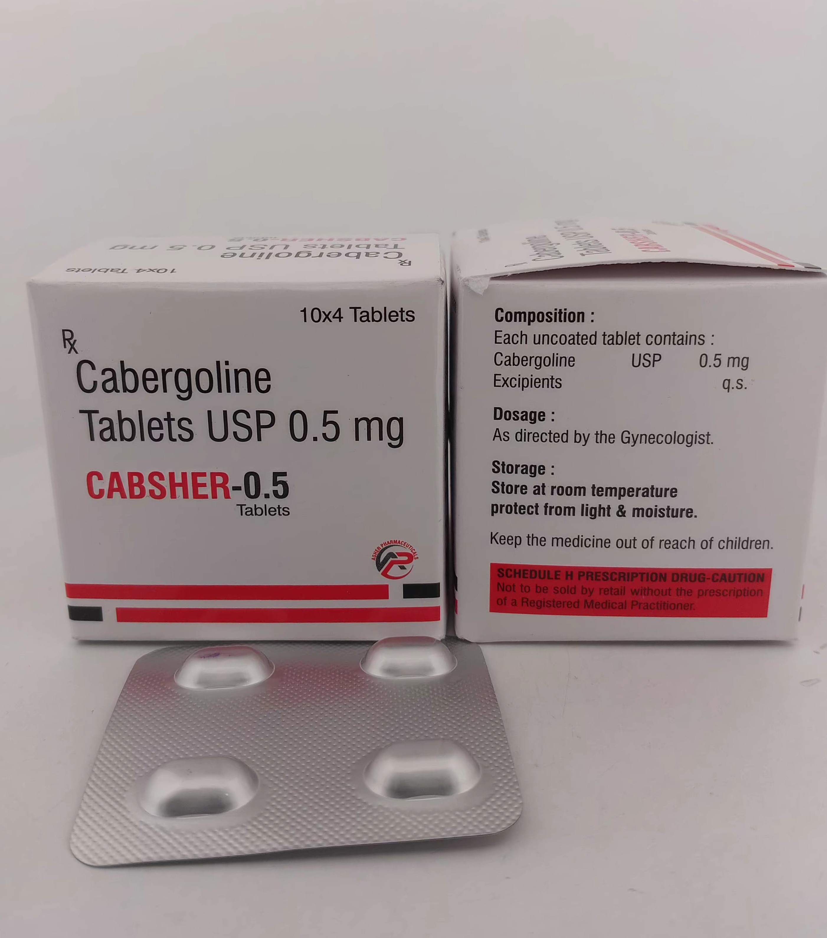 CABSHER - 0.5 MG TABLET