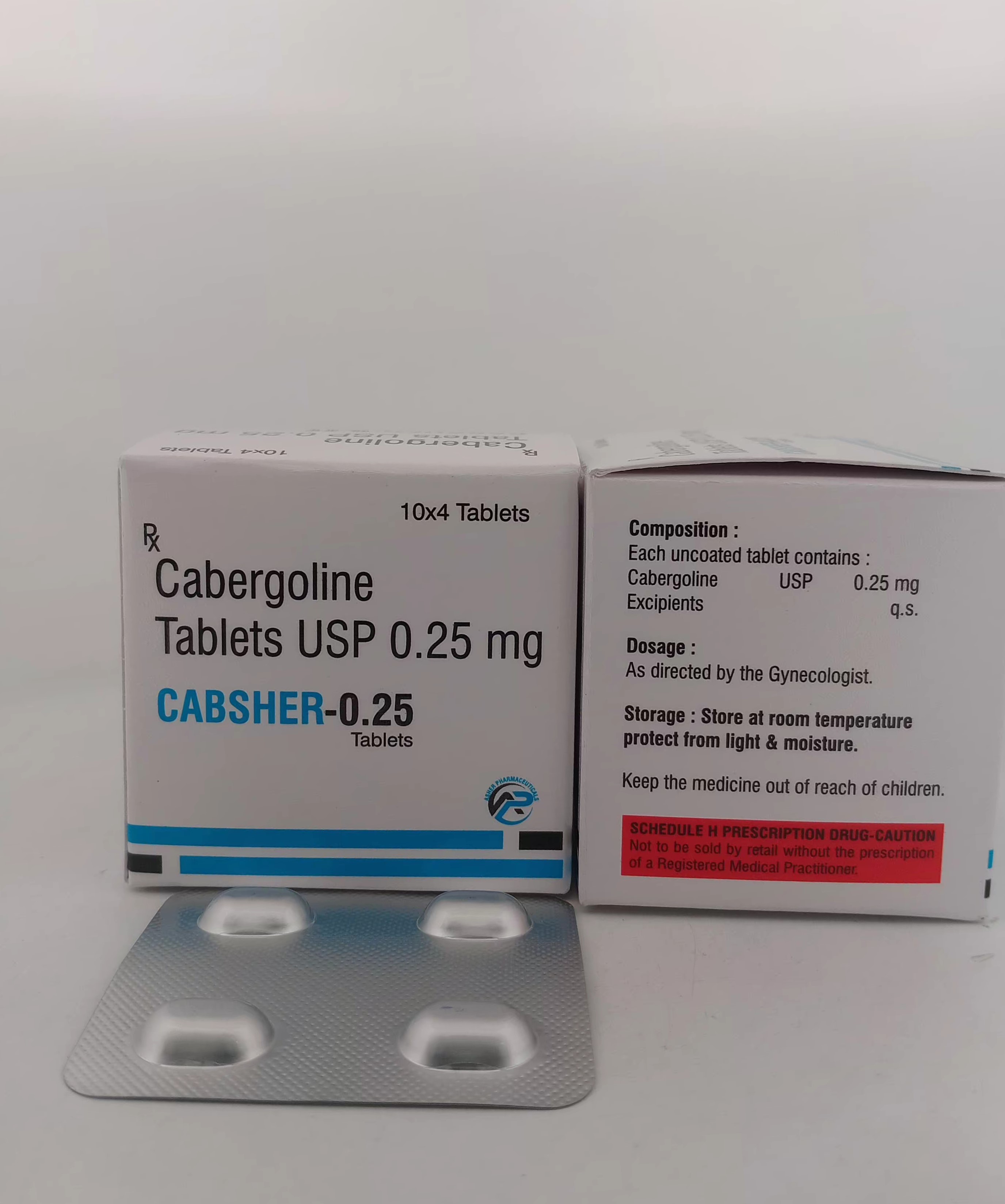 CABSHER - 0.25 MG TABLET