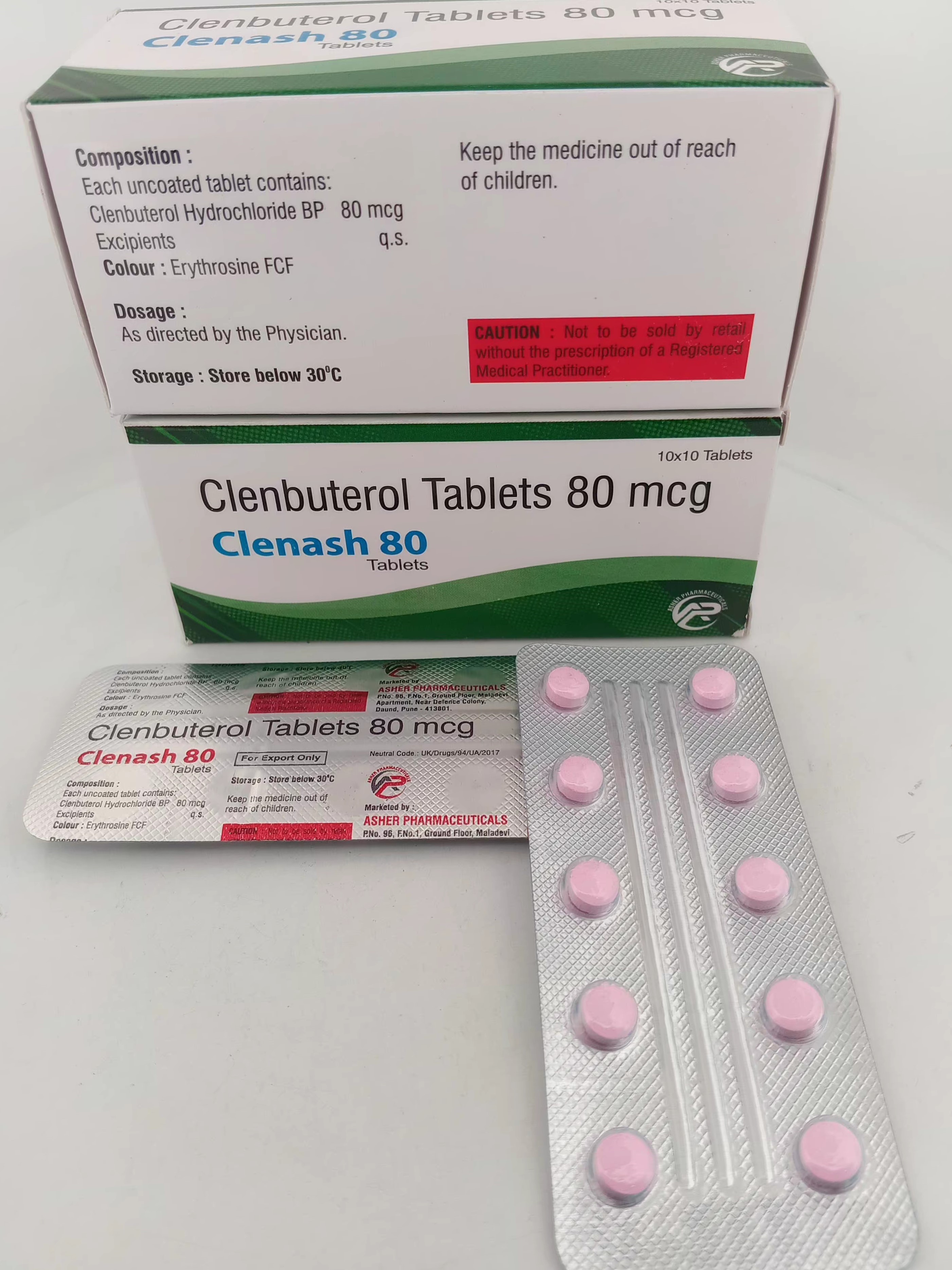 CLENASH - 80MCG TABLET