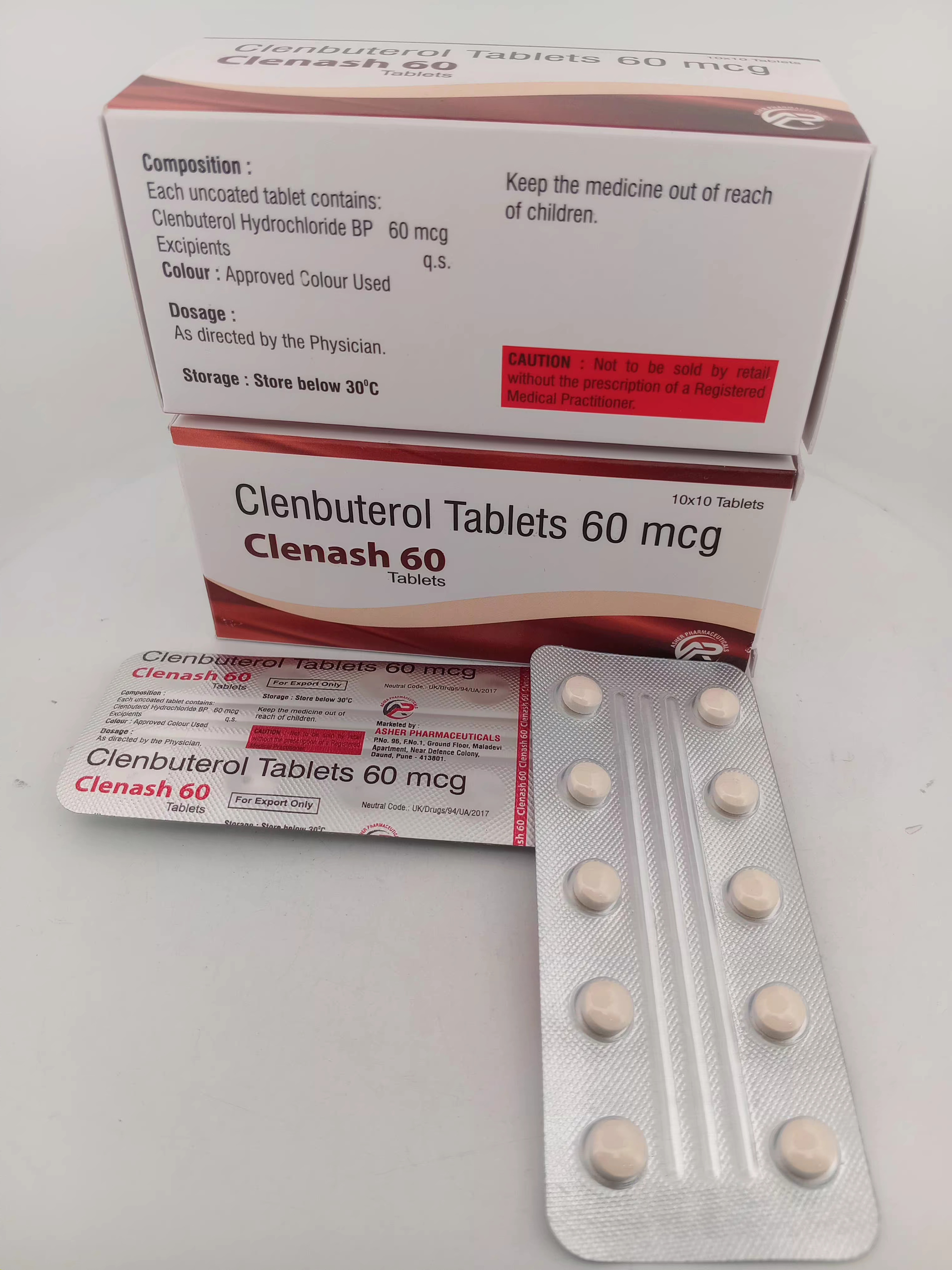 CLENASH - 60 MCG TABLET