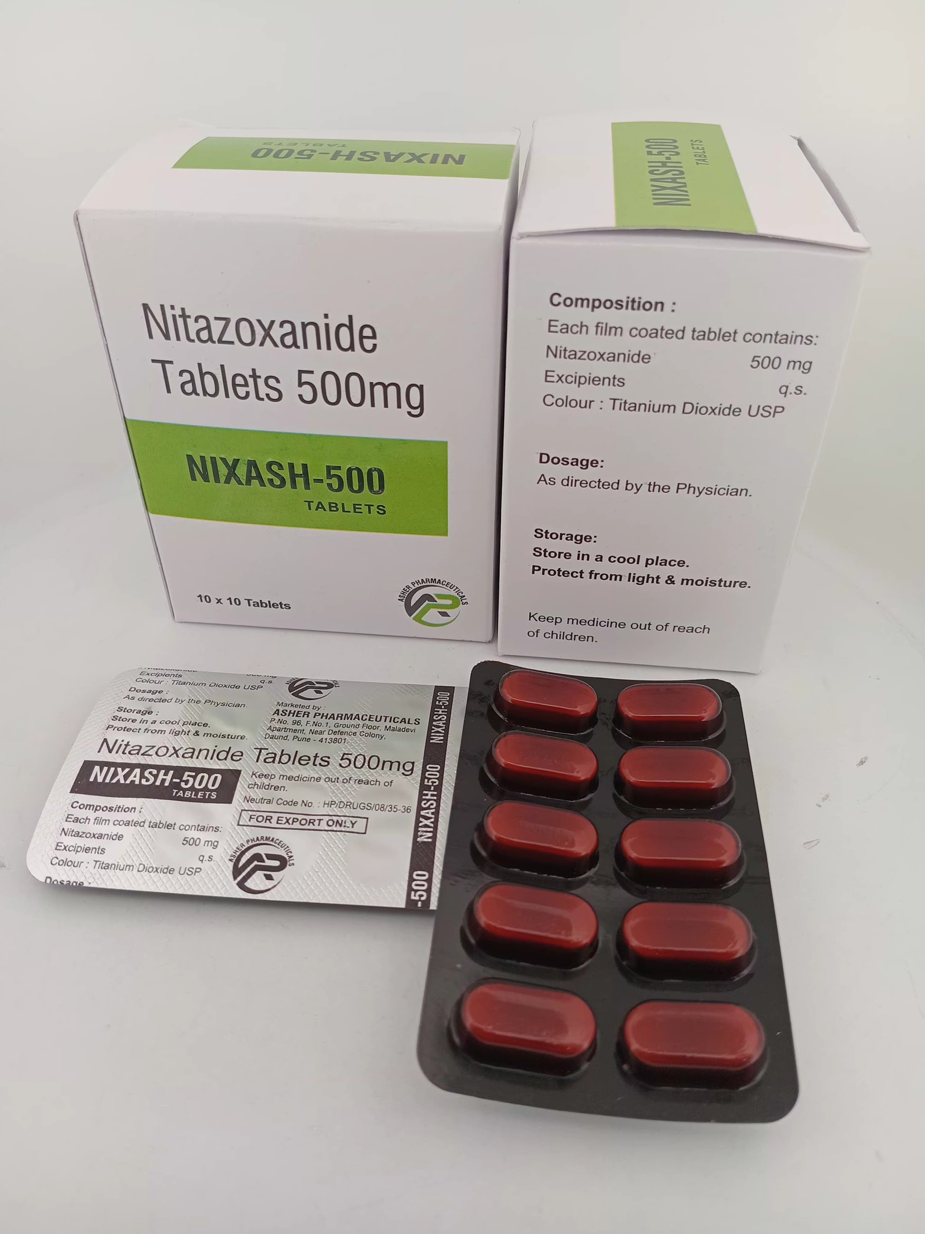 NIXASH - 500 MG. TABLET