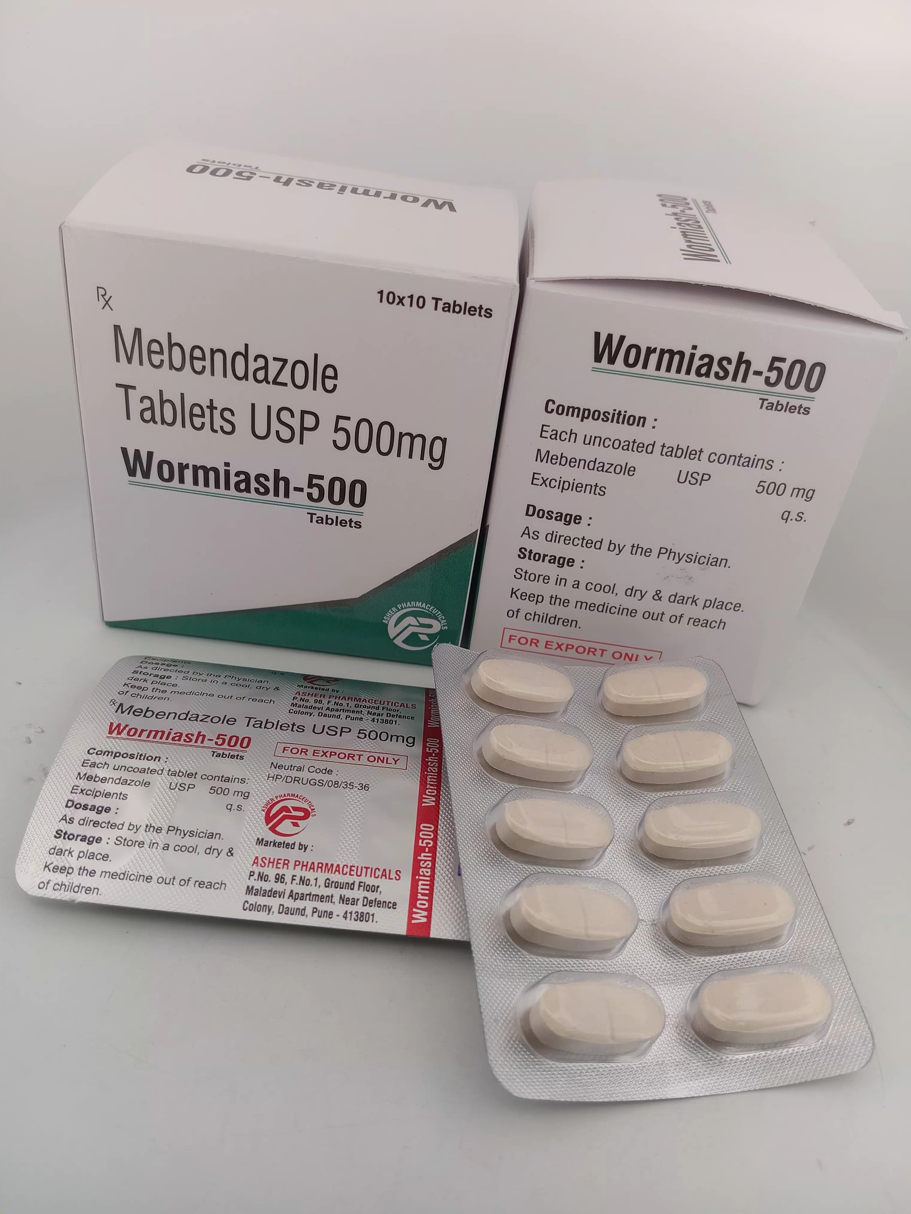 WORMIASH -500 MG TABLET