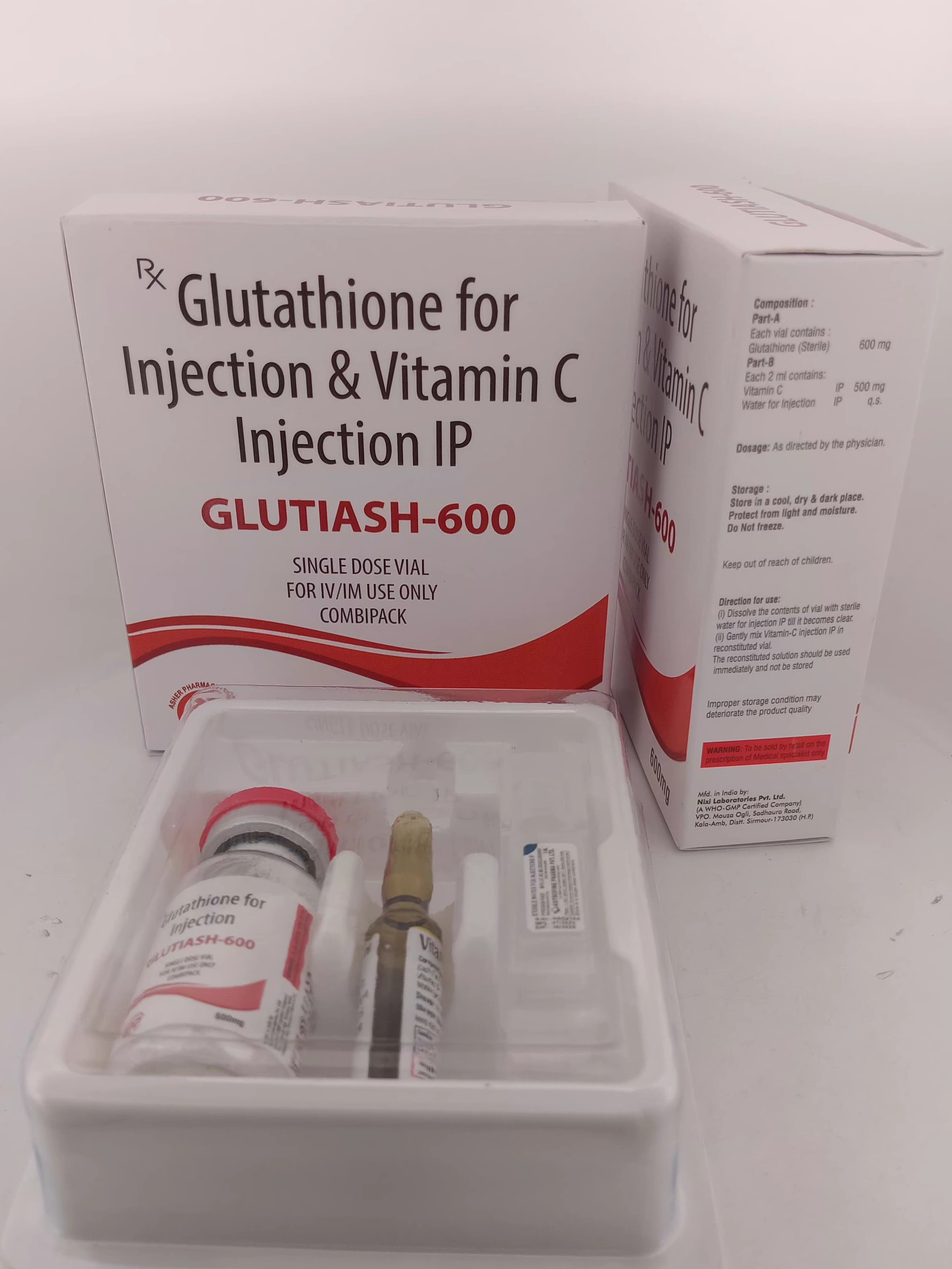 GLUTIASH - 600 MG INJECTION