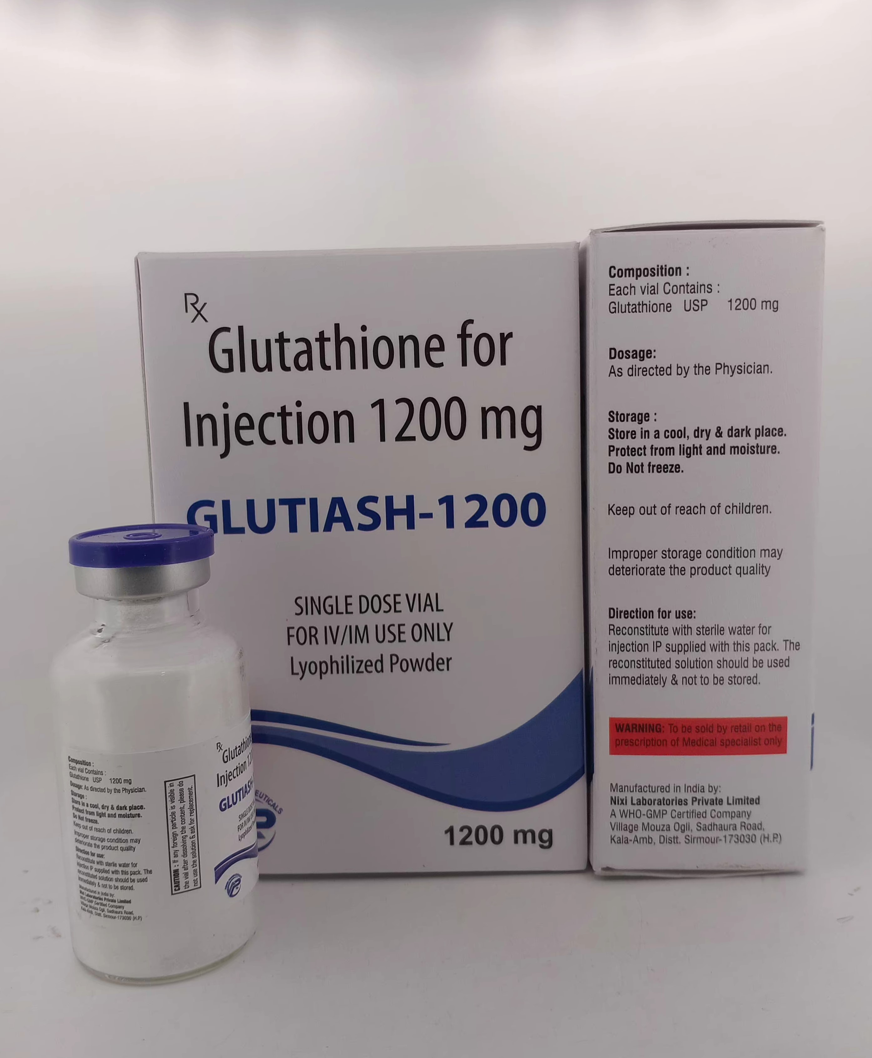 GLUTIASH -1200  MG INJECTION