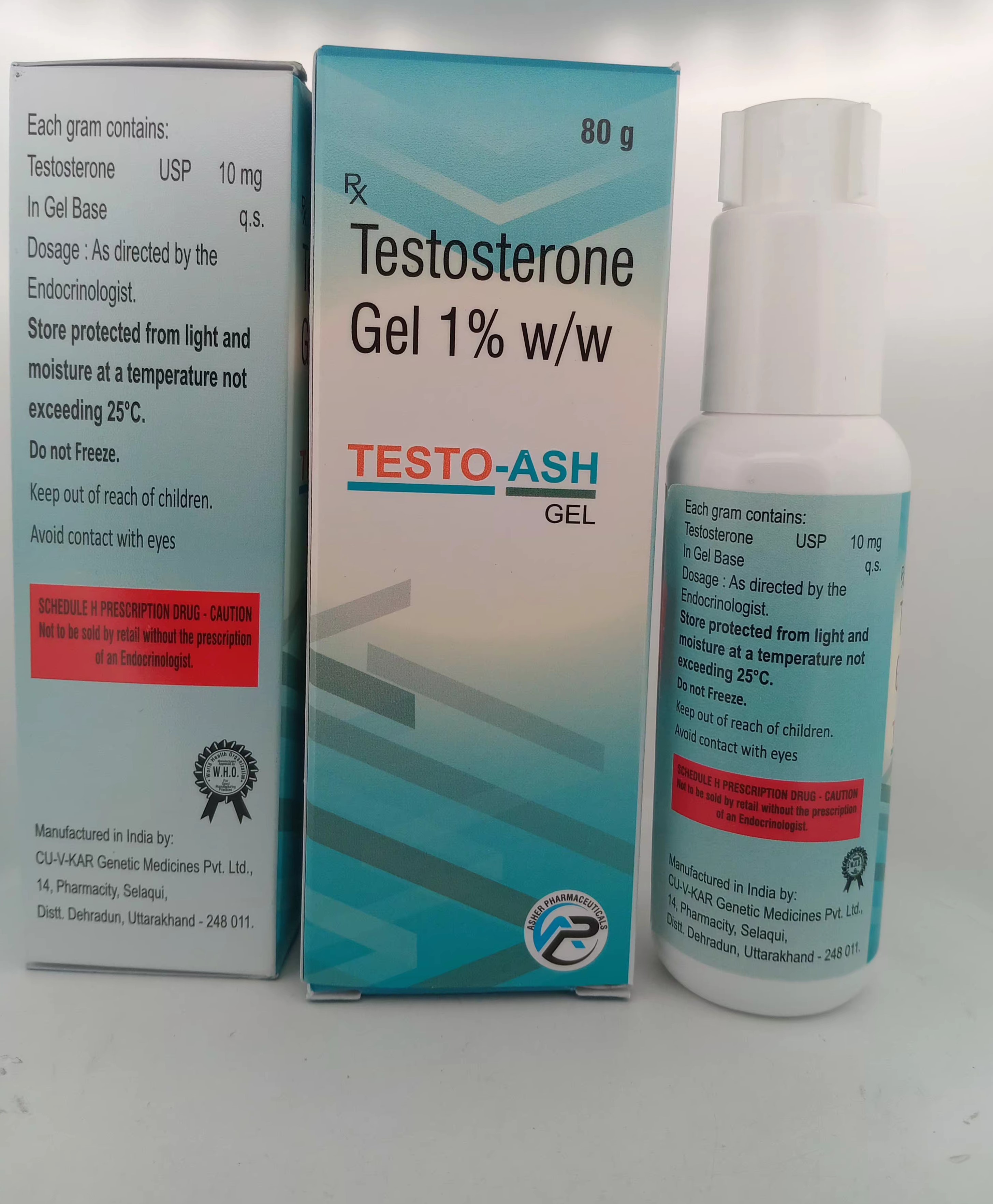 TESTO-ASH-GEL 1 % W\W 80G