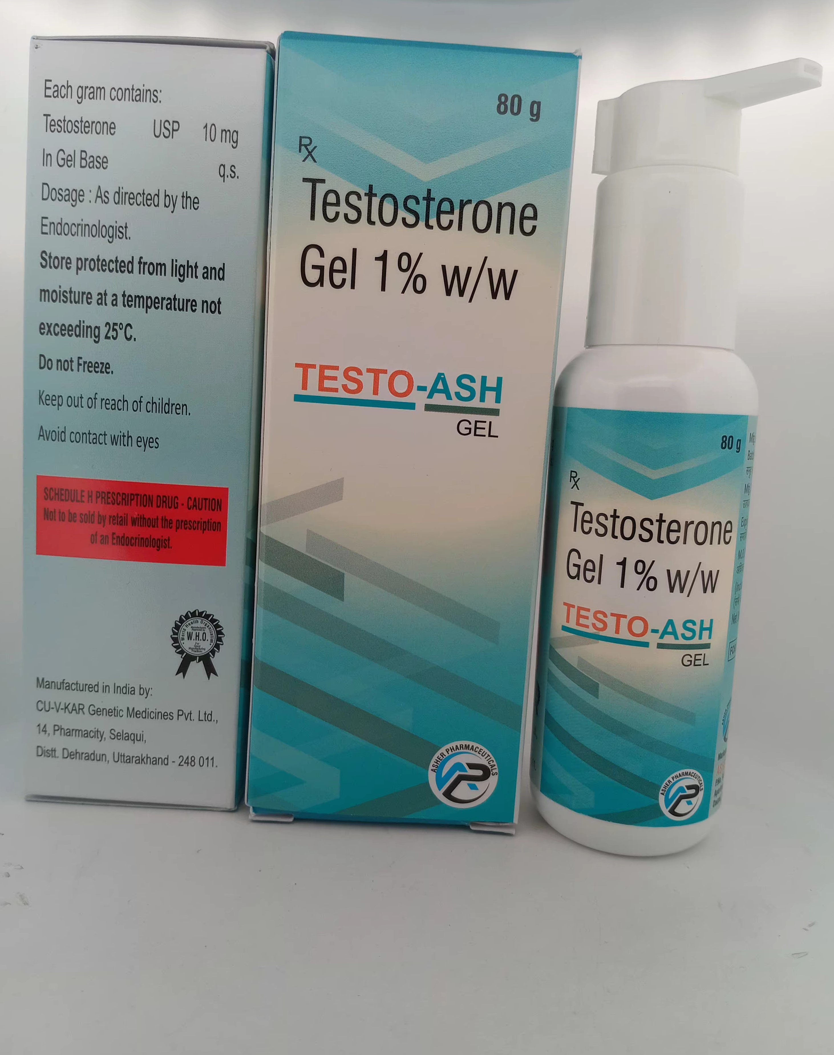 TESTO-ASH-GEL 1 % W\W 80G