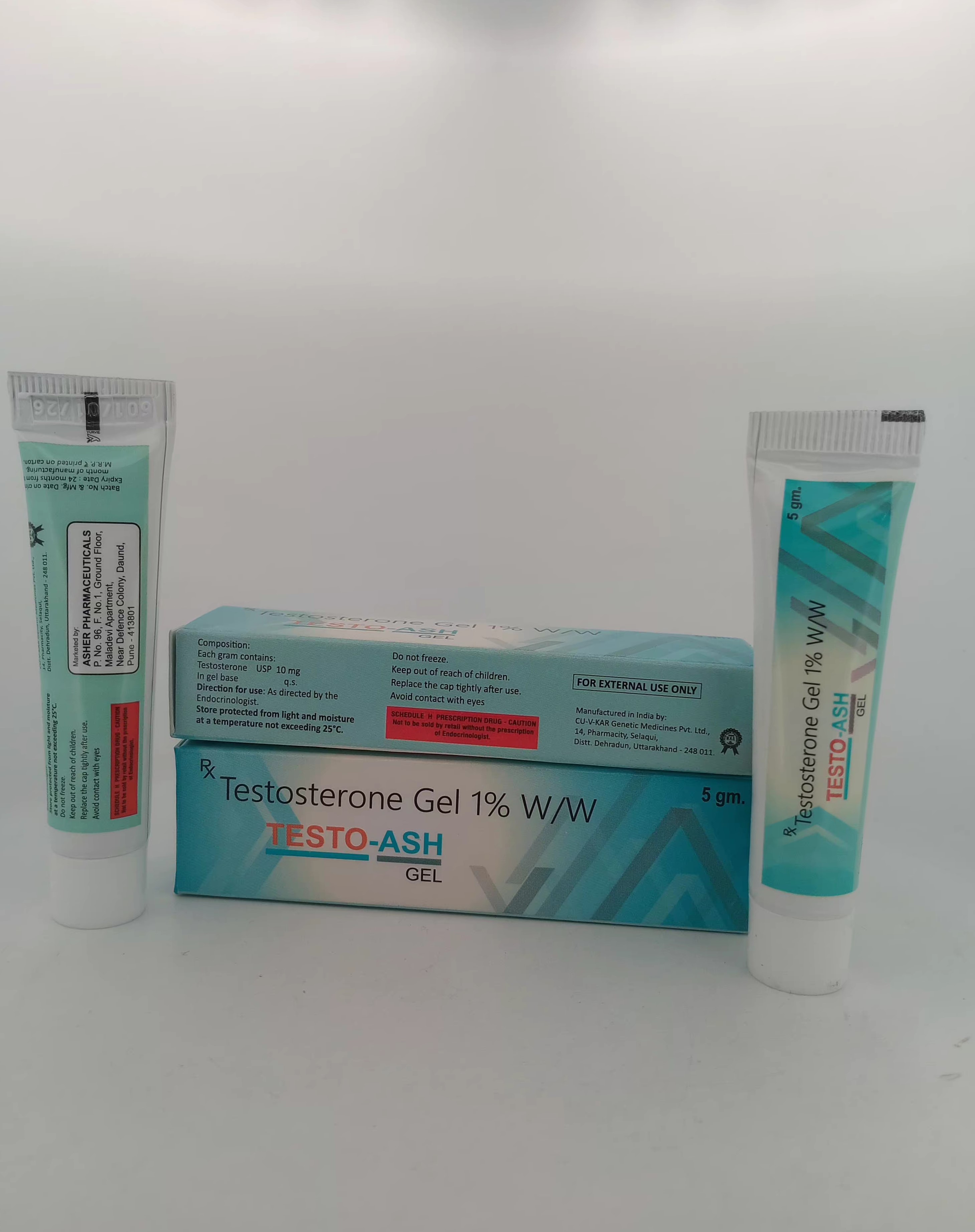 TESTO-ASH-GEL  1 % 5GM