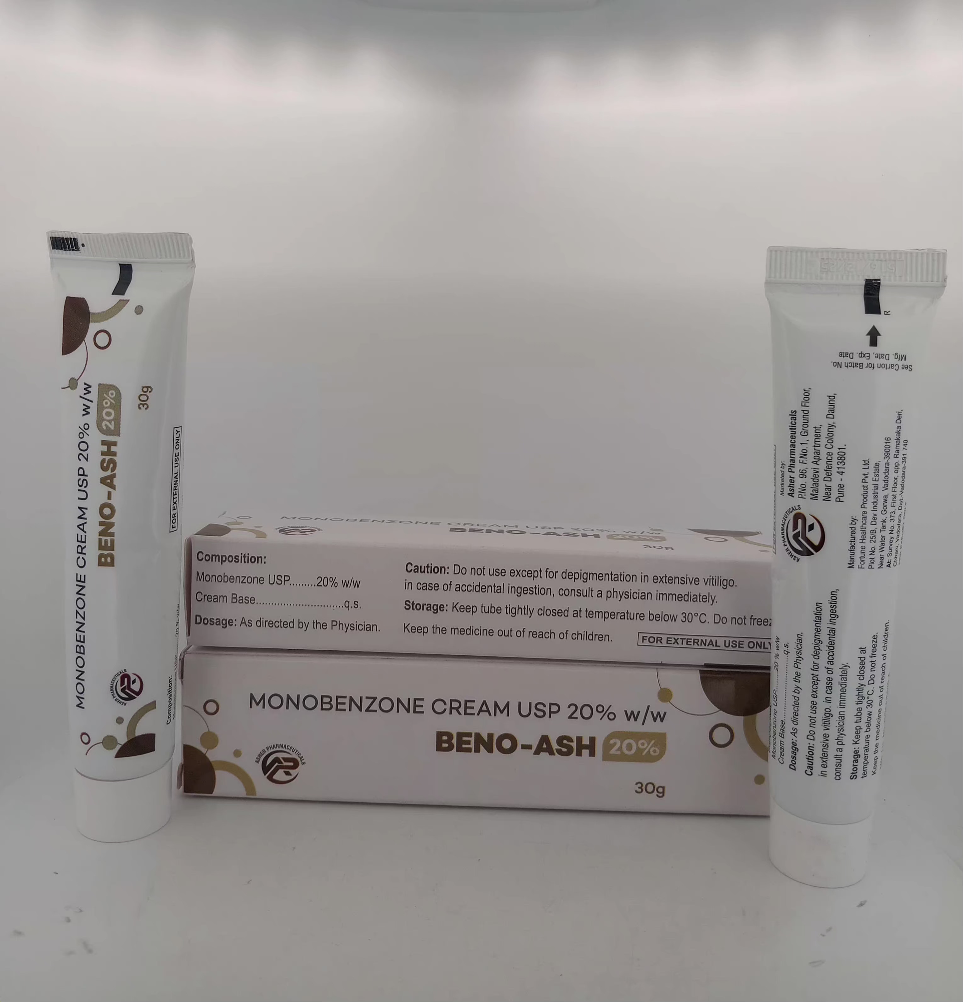 BENO-ASH 20% - 30 GM CREAM