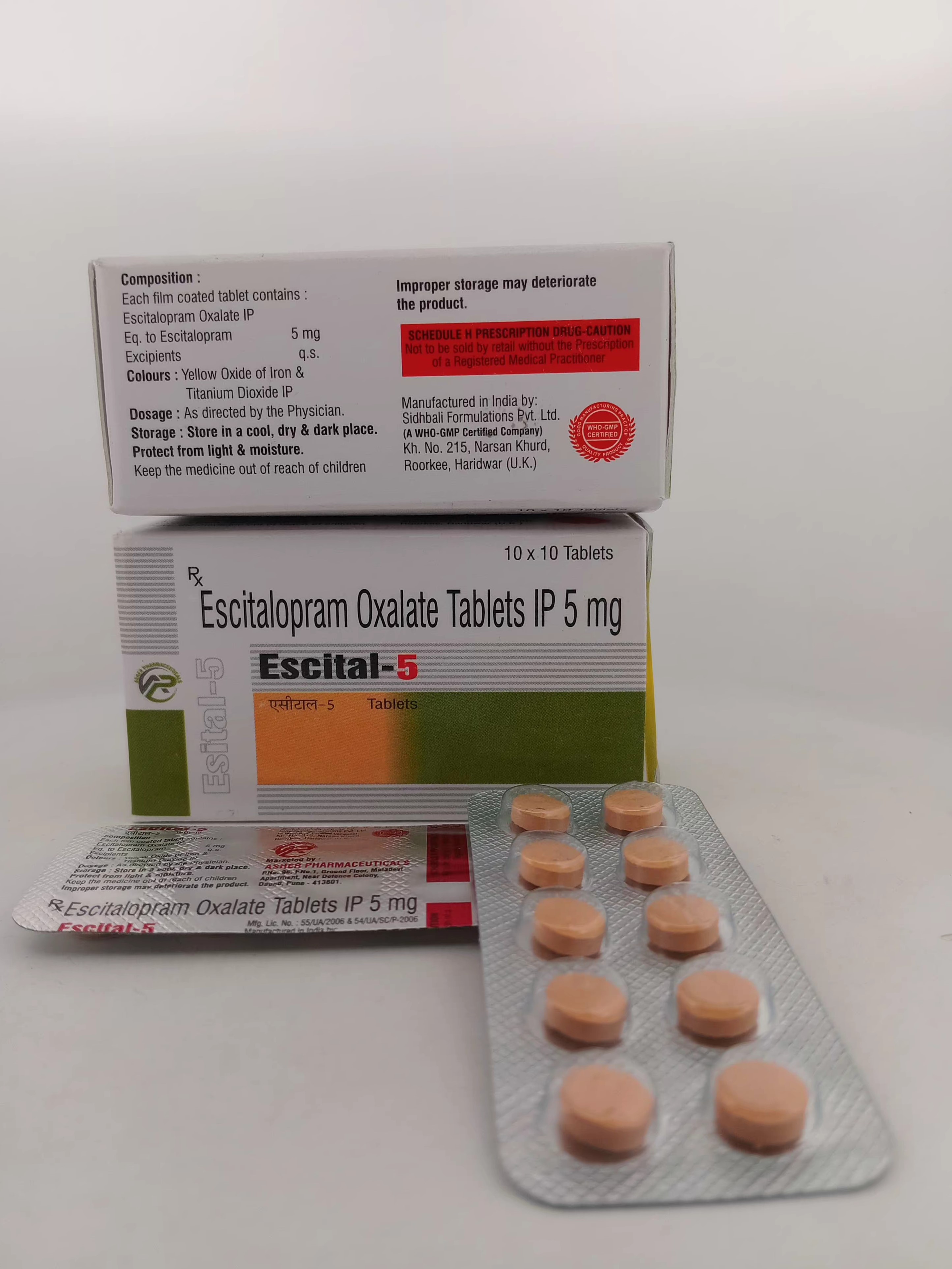 ESCITAL -5 MG TABLET