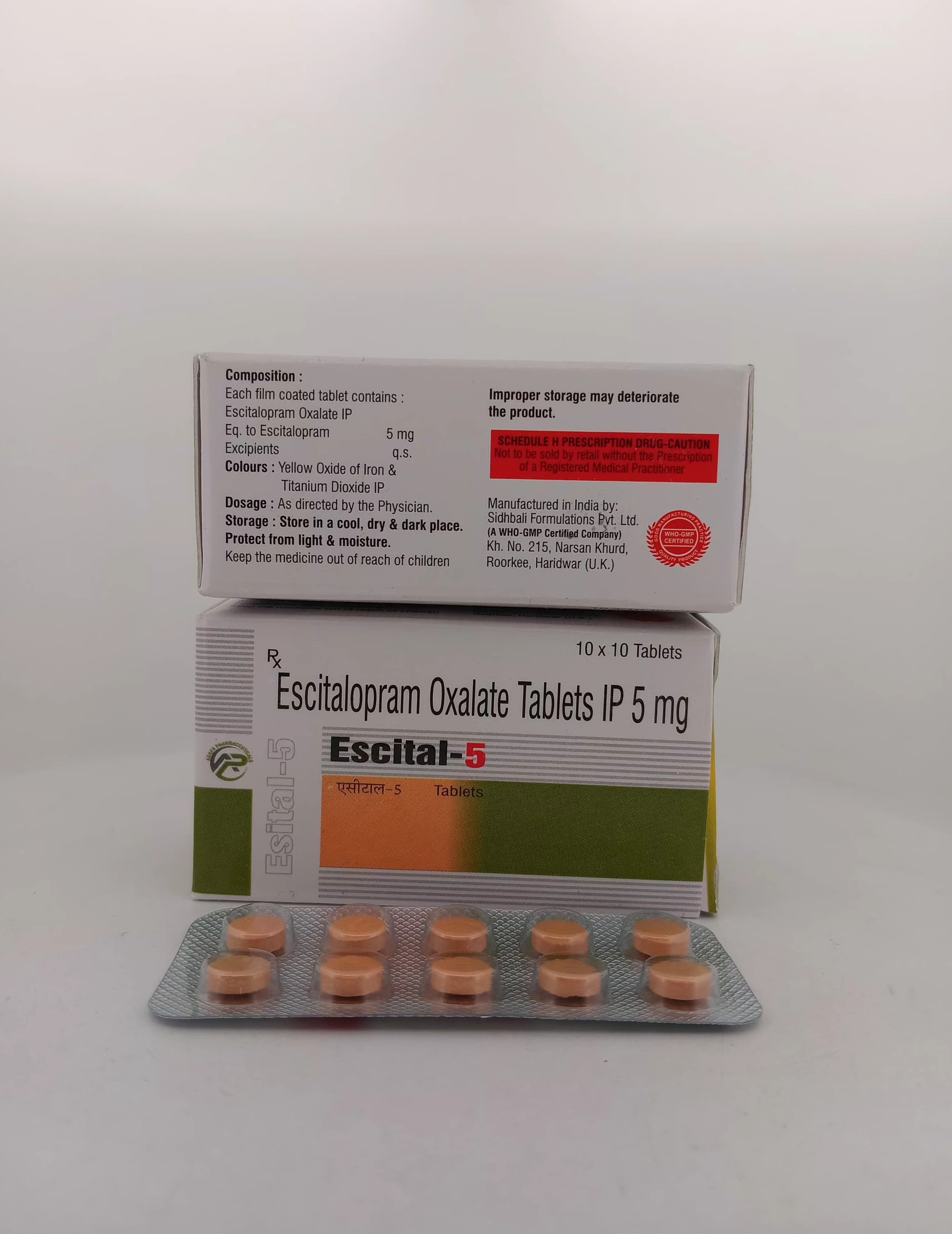 ESCITAL -5 MG TABLET