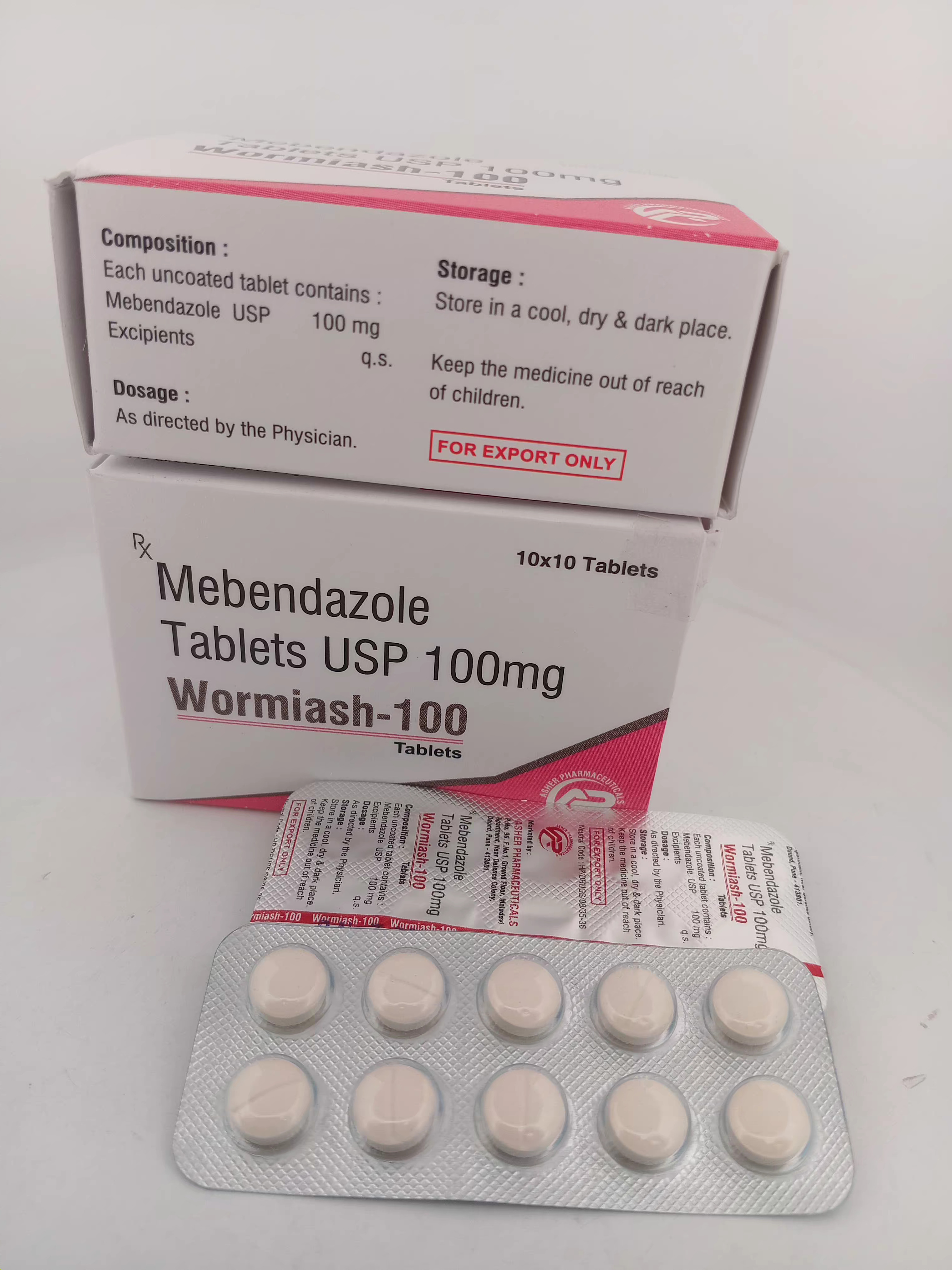 WORMIASH-100 MG TABLET