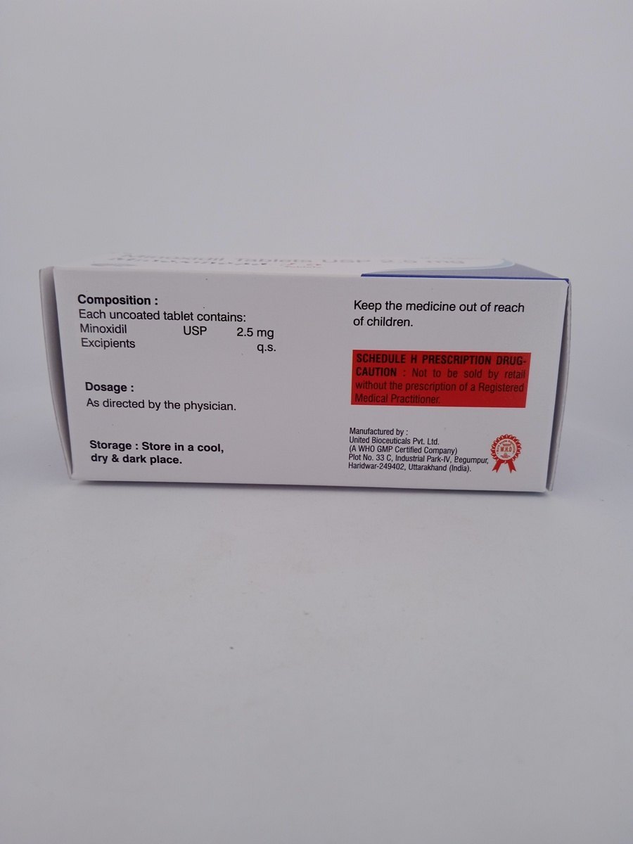 MINOXIHEAD -2.5 MG TABLET
