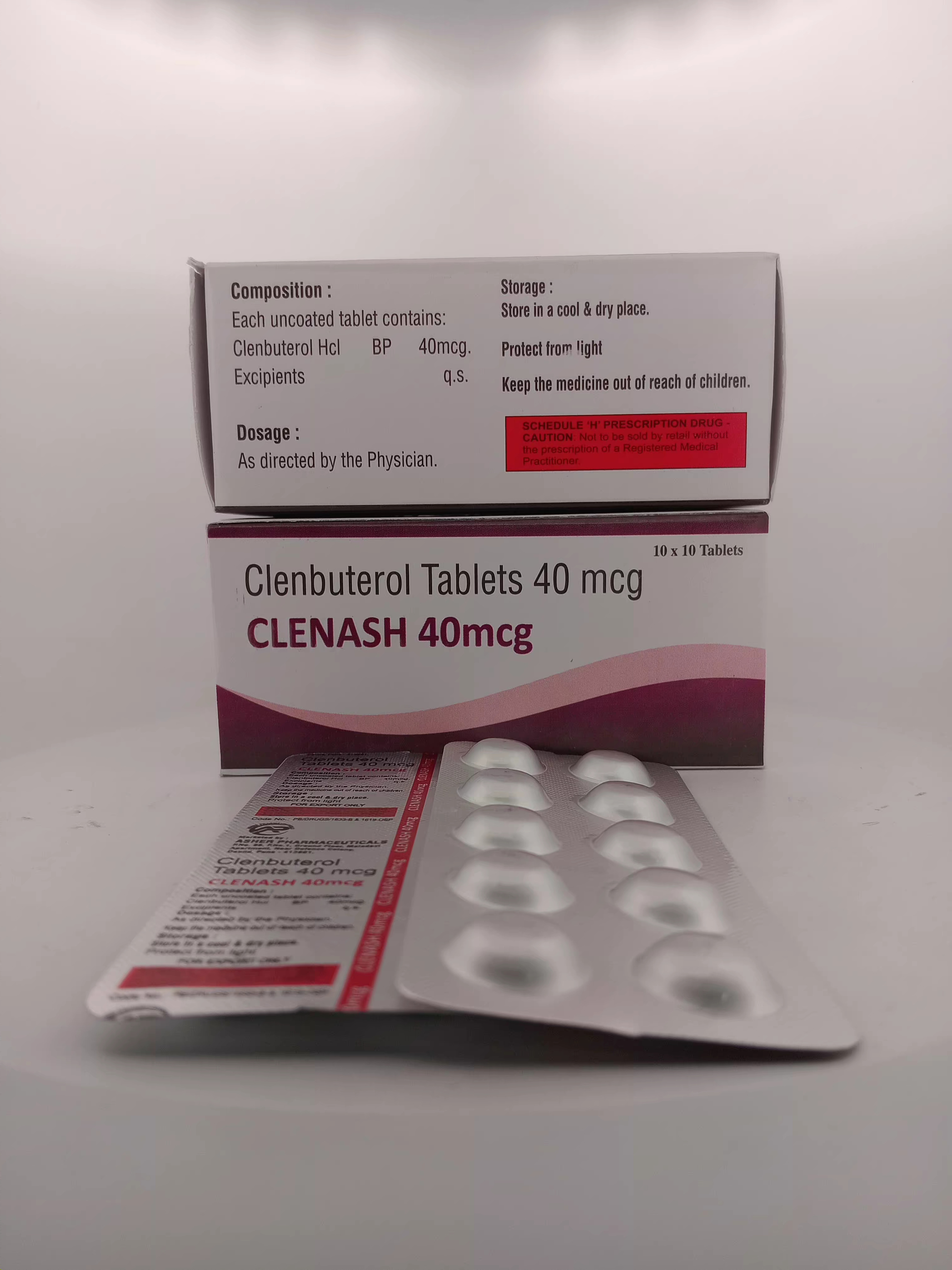 CLENASH 40MCG TABLET