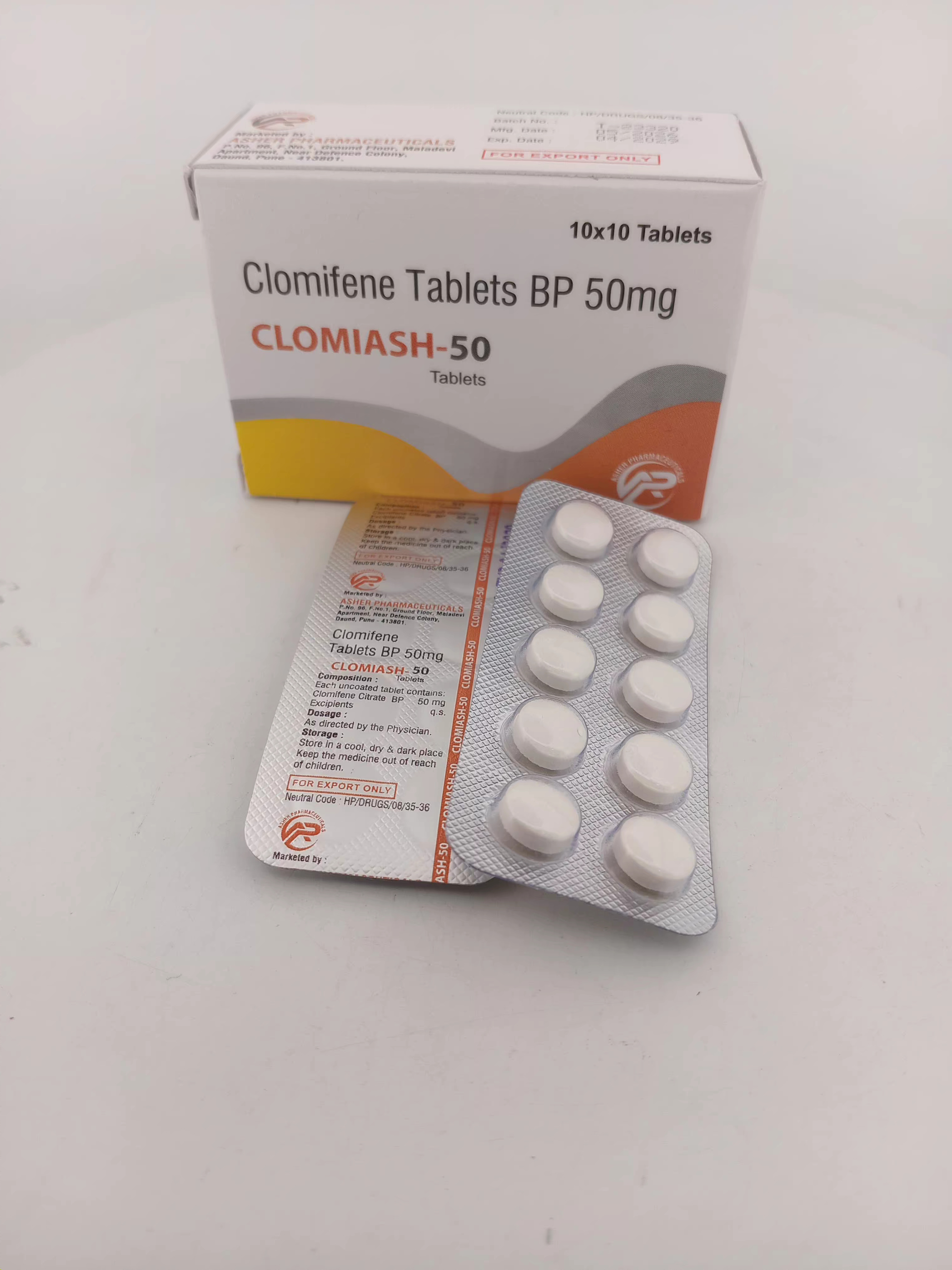 CLOMIASH 50MG TABLET