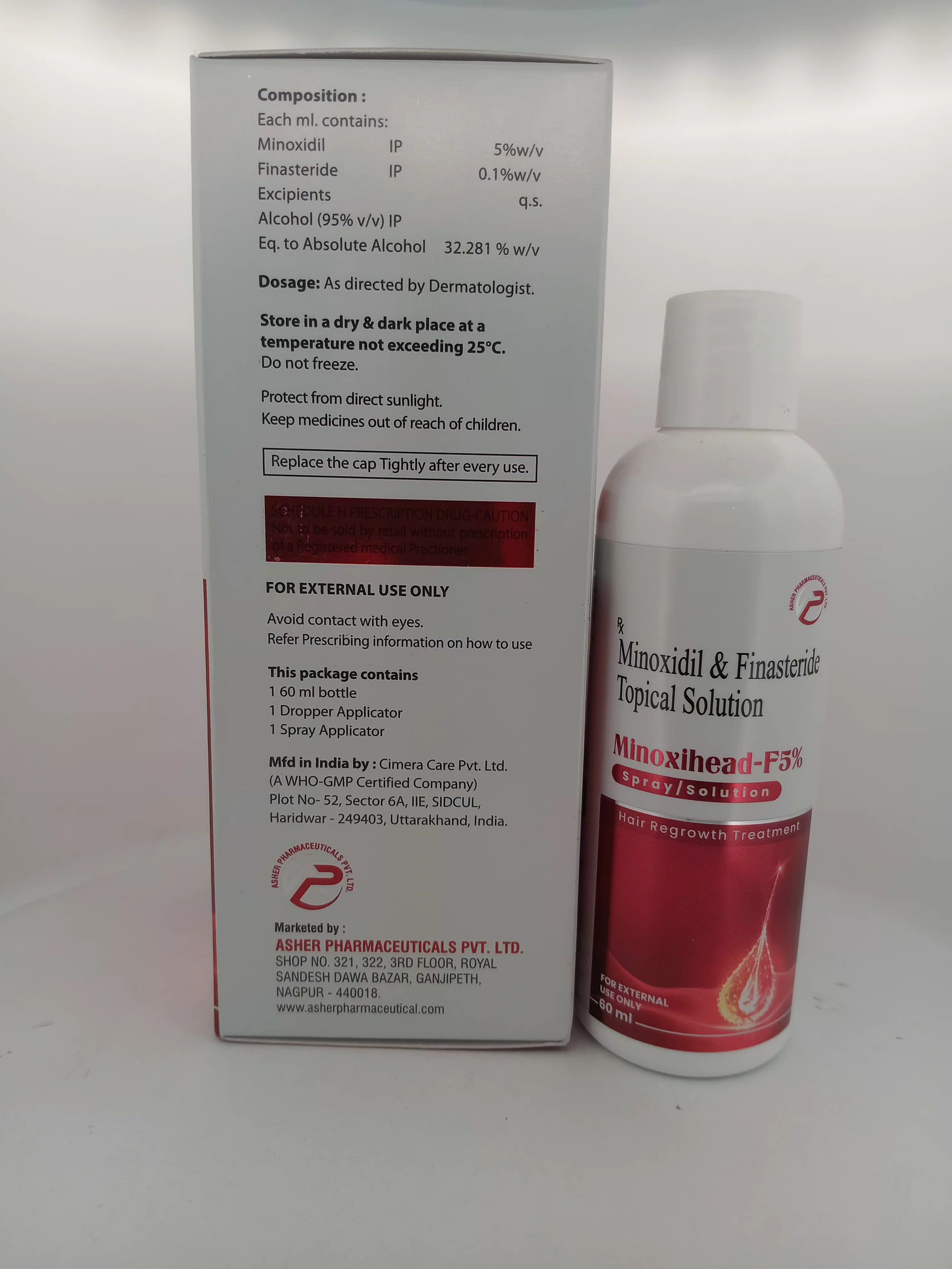 MINOXIHEAD F 5% Spray/Solution