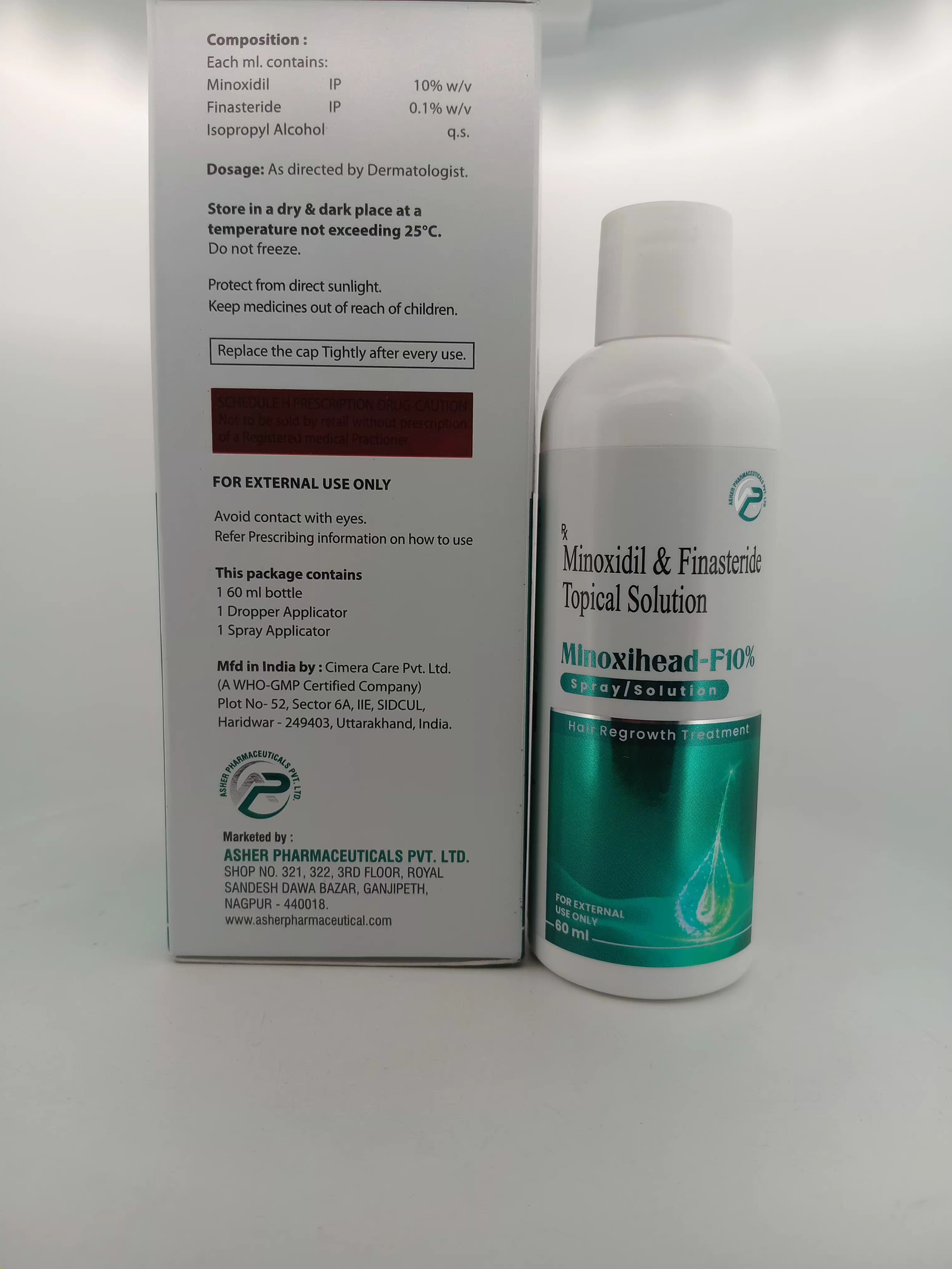 MINOXIHEAD F 10% Spray/Solution for Hair Loss